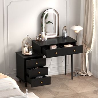 Garvee Makeup Vanity Desk with Mirror and Lights