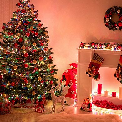 Christmas Ball Christmas Tree Decorations Balls Silver 1.6" for Decoration Christmas Decor 24Pcs