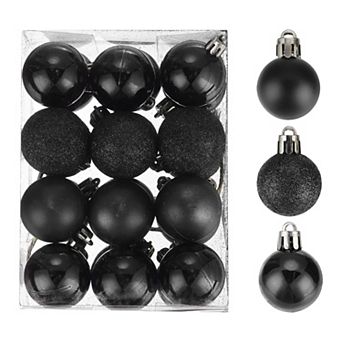 Christmas Ball Christmas Tree Decorations Balls Silver 1.6" for Decoration Christmas Decor 24 pc