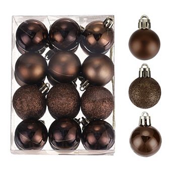 Christmas Ball Christmas Tree Decorations Balls Silver 1.6" for Decoration Christmas Decor 24 pc