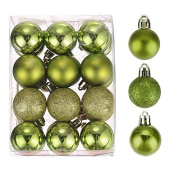 Christmas Ball Christmas Tree Decorations Balls Silver 1.6" for Decoration Christmas Decor 24 pc