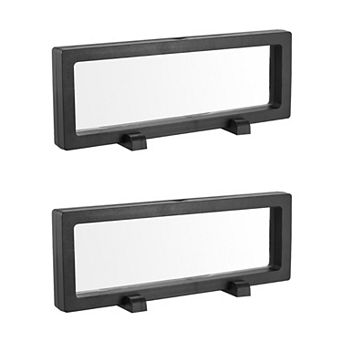 Floating Thin Film Display Box with Base 18cm x 7cm x 2cm Pack of 2