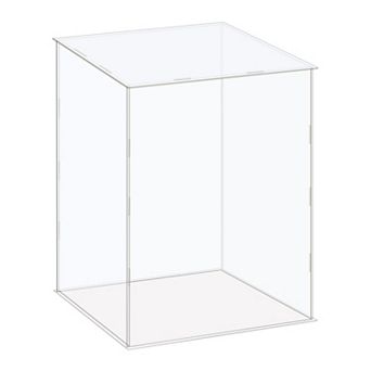 Display Case Box Acrylic Box Dustproof Protection Showcase 26x26x36cm