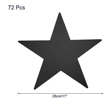 Star Cutouts Paper Five Star Confetti Cutouts for Birthday Party Classroom Wedding 11" 72Pcs
