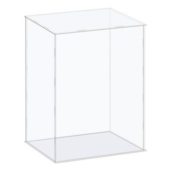 Display Case Box Acrylic Box Transparent Dustproof Protection Showcase 36x21x41cm for Collectibles