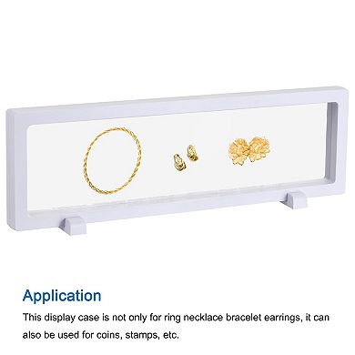 Floating Thin Film Display Box with Base 30cm x 9cm x 2cm Pack of 2