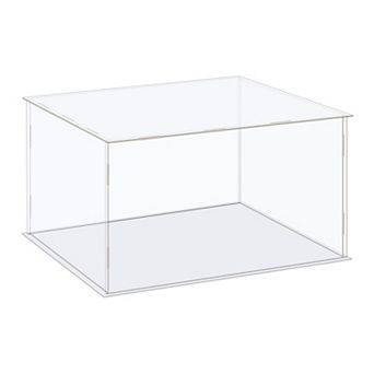 Display Case Box Acrylic Box Transparent Dustproof Protection Showcase 36x31x21cm for Collectibles