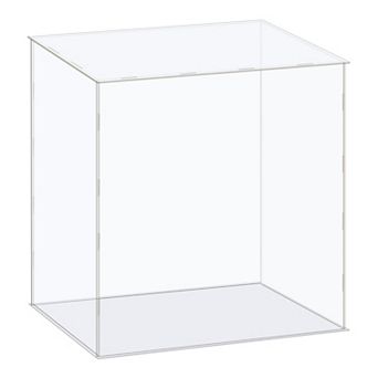 Display Case Box Acrylic Box Dustproof Protection Showcase 41x26x41cm