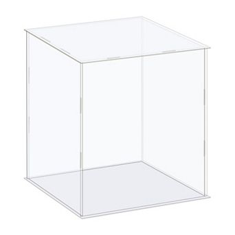 Display Case Box Acrylic Box Dustproof Protection Showcase 21x21x26cm