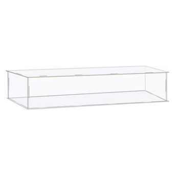 Display Case Box Acrylic Box Dustproof Protection Showcase 41x11x11cm