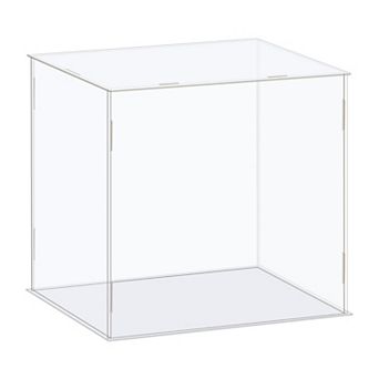 Display Case Box Acrylic Box Dustproof Protection Showcase 26x16x21cm