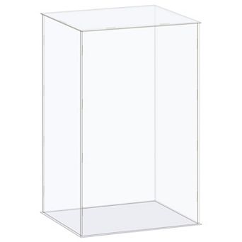 Display Case Box Acrylic Box Dustproof Protection Showcase 26x16x41cm
