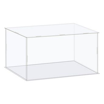 Display Case Box Acrylic Box Transparent Dustproof Protection Showcase 31x16x11cm for Collectibles