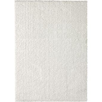 Luxe Weavers Plush Collection Modern Shag Solid Area Rug