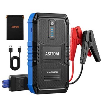 AstroAI 12V Jump Starter, 1500Amps Car Battery Charger up to 6.0L Gas/3.0L Diesel