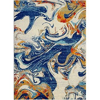 Luxe Weavers Abstract Artistic Indoor Area Rug