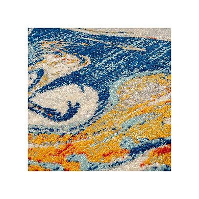 Luxe Weavers Abstract Artistic Indoor Area Rug