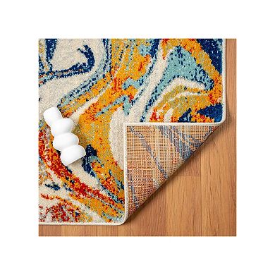 Luxe Weavers Abstract Artistic Indoor Area Rug