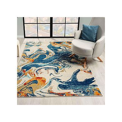 Luxe Weavers Abstract Artistic Indoor Area Rug