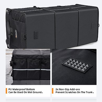 AstroAI Car Trunk Organizer Storage Large for SUV, Truck, Pickup with Cooler Bag
