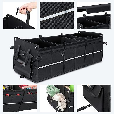 AstroAI Car Trunk Organizer Storage Large for SUV, Truck, Pickup with Cooler Bag