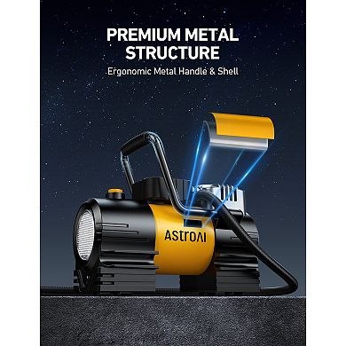 AstroAI Tire Inflator Portable Air Compressor (Up to 150 PSI) Tire Pump 12V DC