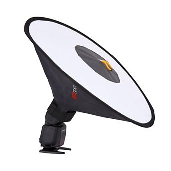 Ritz Gear Conic Dish Collapsible Camera Flash Diffuser for Flash Speedlights with Adjustable Strap