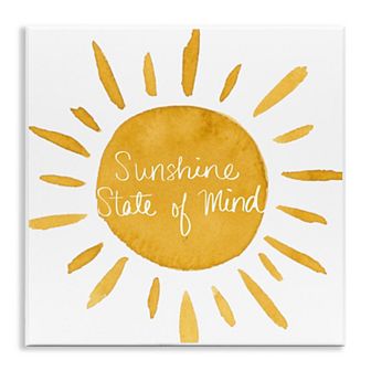 Stupell Home Decor Sunshine State of Mind Plaque Wall Art