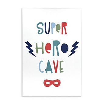 Stupell Home Decor Super Hero Cave Plaque Wall Art