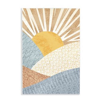 Stupell Home Decor Sunrise Rolling Hills Abstract Plaque Wall Art