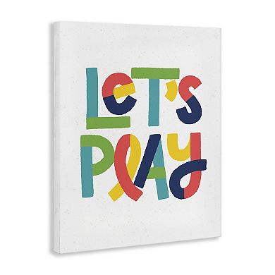 Stupell Home Decor Let's Play Canvas Wall Art
