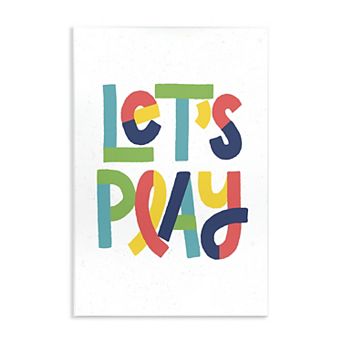 Stupell Home Decor Let's Play Plaque Wall Art