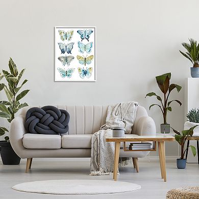 Stupell Home Decor Abstract Butterfly Wing Patterns Framed Wall Art