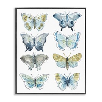 Stupell Home Decor Abstract Butterfly Wing Patterns Framed Wall Art