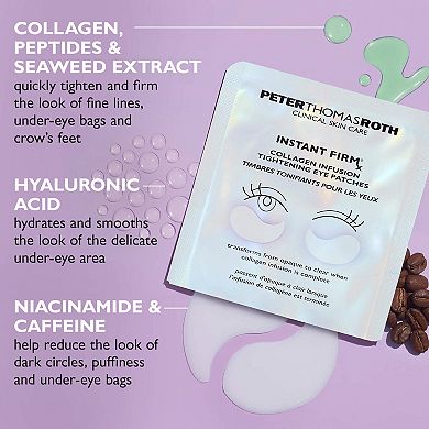 Instant FIRMx Collagen Infusion Tightening Eye Patches for Firming Under-Eye Bags & Wrinkles