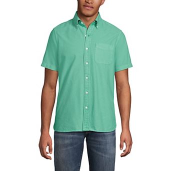 Men's Lands' End Short Sleeve Sail Rigger Shirt