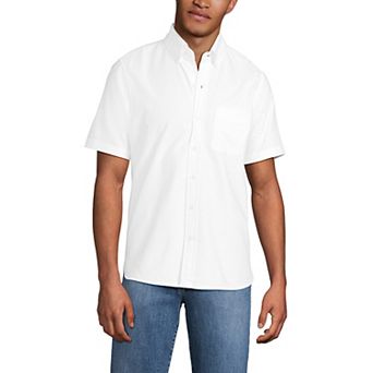 Men's Lands' End Short Sleeve Sail Rigger Shirt