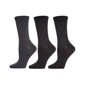 Solid Buttersoft Crew Sock 3 Pack