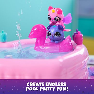 Hatchimals Alive Bestie Pool Party 2-pc. Color Reveal Egg Set with Accessories