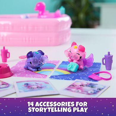Hatchimals Alive Bestie Pool Party 2-pc. Color Reveal Egg Set with Accessories