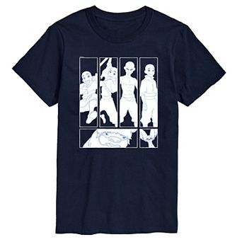 Big & Tall Avatar: The Last Airbender Aang Grid Graphic Tee