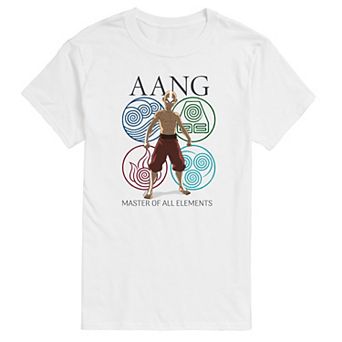 Big & Tall Avatar: The Last Airbender Master Of All Elements Graphic Tee