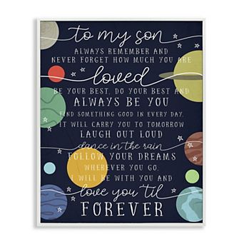 Stupell Home Decor Outer Space Framed Wall Art
