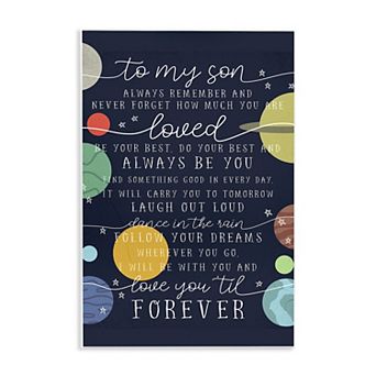 Stupell Home Decor Outer Space Canvas Wall Art