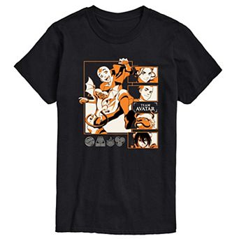 Big & Tall Avatar: The Last Airbender Team Avatar Graphic Tee