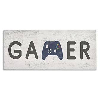 Stupell Home Decor Gamer Typography Wall Art