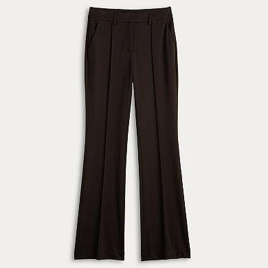 Women's Simply Vera Vera Wang Stretch Knit High Rise Slim Straight Pants