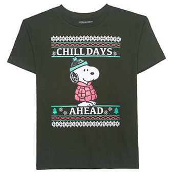 Boys 8-20 Peanuts Snoopy Chill Days Ahead Graphic Tee