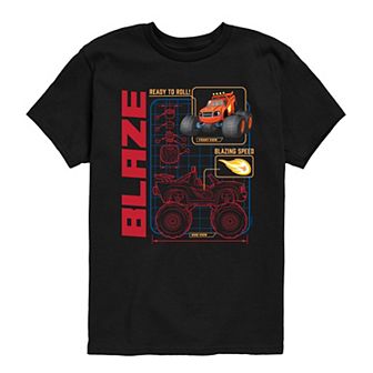 Boys 8-20 Blaze And The Monster Machines Digital Ready To Roll Graphic Tee