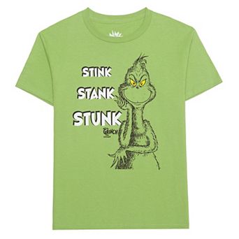 Boys 8-20 Dr. Seuss Grinch Stink Stank Stunk Graphic Tee